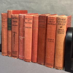 Red Covered Vintage & Antique Books Set of 9 Storm Country Polly by Grace Miller White. Published by