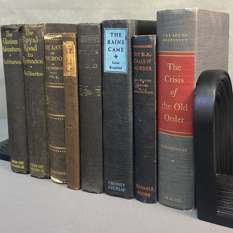 Black, Blue, Gray Covered Antique & Vintage Books The Crisis of the Old Order by Arthur M (1 of 17)