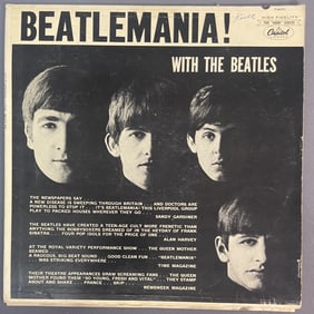Vinyl Beatlemania With The Beatles Album Canadian only release Beatlemania! With the Beatles.