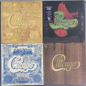 Vinyl Chicago Record Albums Set of Four Chicago V, Columbia Records, KC 31102,
