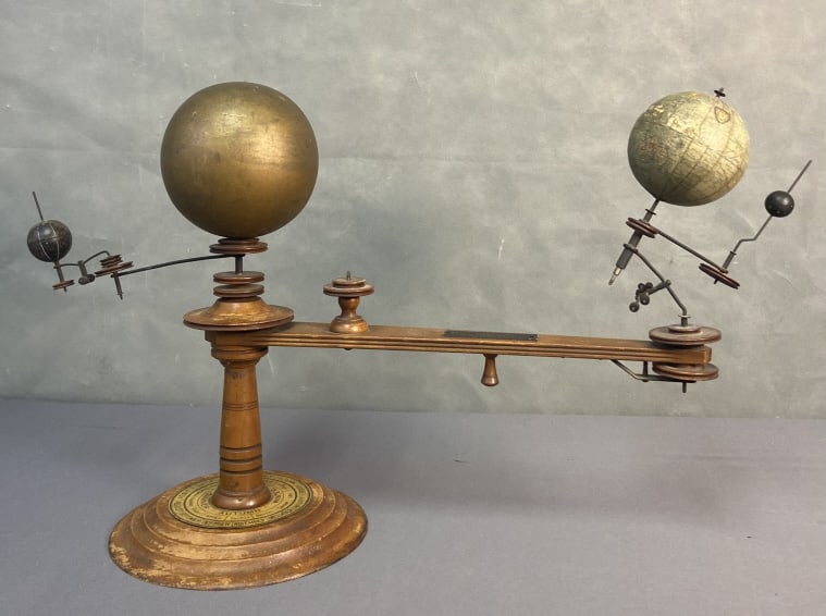 Antique Laing's Planetarium Model Model of the earth, Sun, moon, and Mercury by Laing's Planetsrium (1 of 9)
