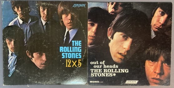 Vinyl Rolling Stones Albums Set of Two 12 X 5, London Records LL.3375DJ, promotional