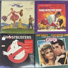 Vinyl Movie Soundtracks Grease Ghostbusters Gone With the Wind original movie soundtrack, MGM