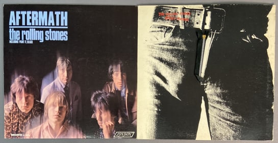 Vinyl Rolling Stones Aftermath & Sticky Fingers Aftermath, London Records LL