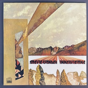 Vinyl Stevie Wonder Innervisions LP Record Innerversions, TAMLA Records CSRS-7577-2, 1973. Gatefold,