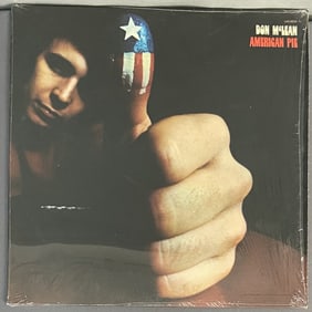 Vinyl Don McLean American Pie LP Album American Pie by Don McLean, United Artists Records, UAS-5535.