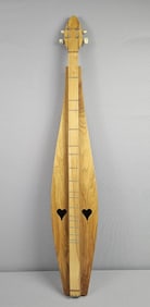 J Folks Wooden Dulcimer 2784 Measures 36 inches tall. Few scratches on wooden surface. Please see