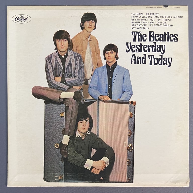 Vinyl Record Beatles Yesterday and Today Yesterday... and Today by The Beatles. Capitol Records,: Yesterday... and Today by The Beatles. Capitol Records, T-2553. Includes paper sleeve, vinyl sold untested.
