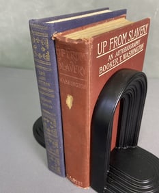 Vintage & Antique Biography Books Set of Two Up From Slavery by Booker T Washington. Published by AL