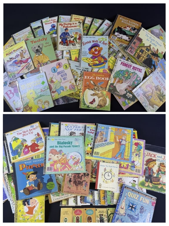 Mixed Mystery Lot Children's Golden Books Mostly vintage. Multiple sizes. See photos for further (1 of 3)
