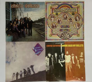 Lynyrd Skynyrd Vinyl Records Lot of 4 (Pronounced 'Leh-'nérd