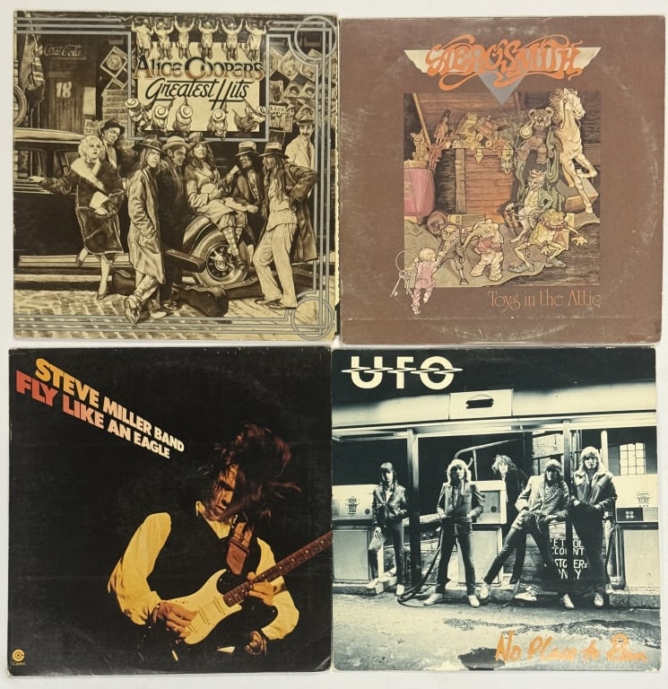 Vinyl Records 1970s Rock Aerosmith Steve Miller UFO Alice (1 of 8)
