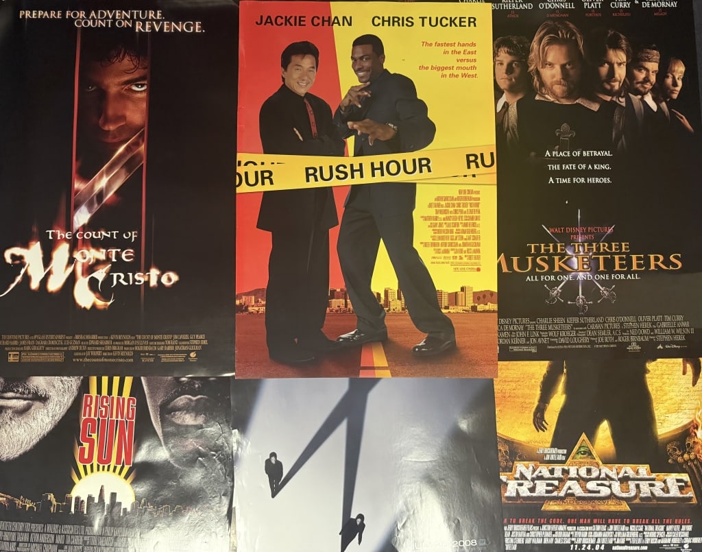 Mixed Lot One Sheet Movie Posters Action Thriller 27 x 40 inches. Most double sided. From closed (1 of 2)