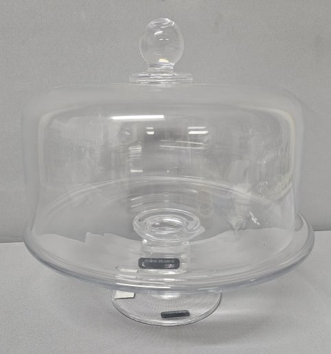 Simon Pearce Signed Hartland 12 Inch Round Covered Cakeplate (1 of 12)