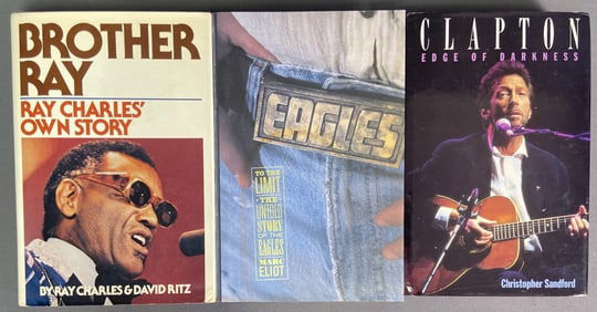 Musician Biography Books Clapton Eagles Charles Clapton Edge of Darkness by Christopher Sandford.