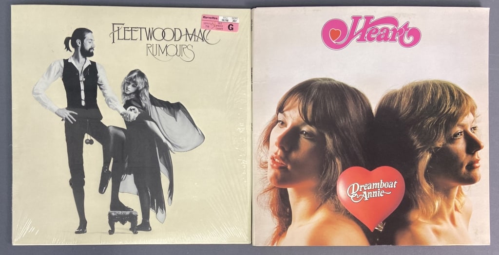 Vinyl Heart & Fleetwood Mac LP Albums Heart self titled album, Mushroom Records, MRS-5005, (1 of 12)