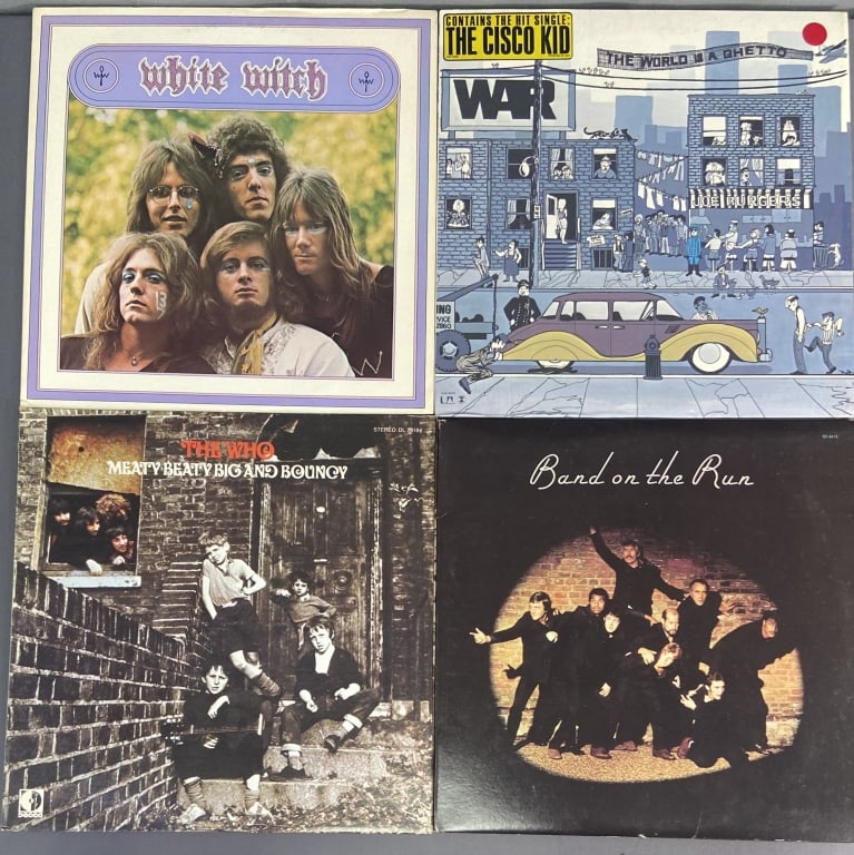 Vinyl Records Who Wings War & White Witch Meaty Beaty Big and Bouncy by The Who. Decca Records DL (1 of 16)