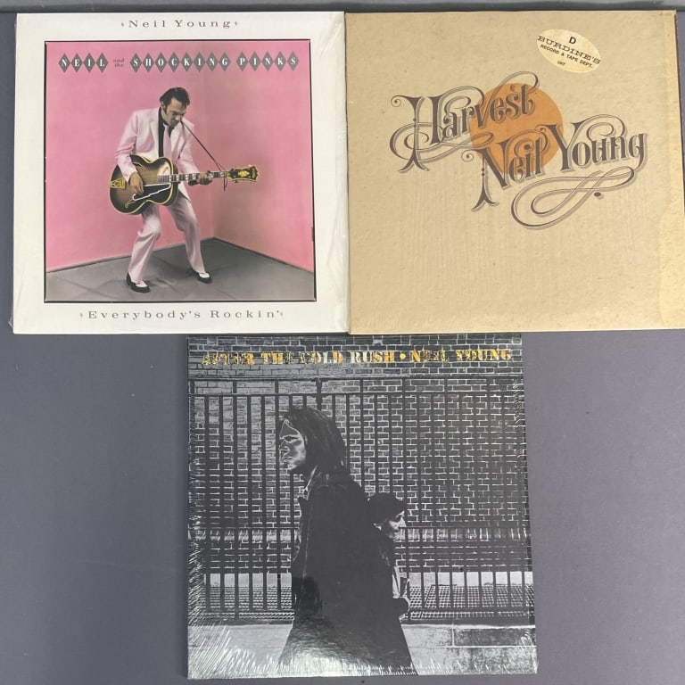 Vinyl Neil Young Records Set of Three After the Gold Rush, Reprise Records MSK (1 of 11)