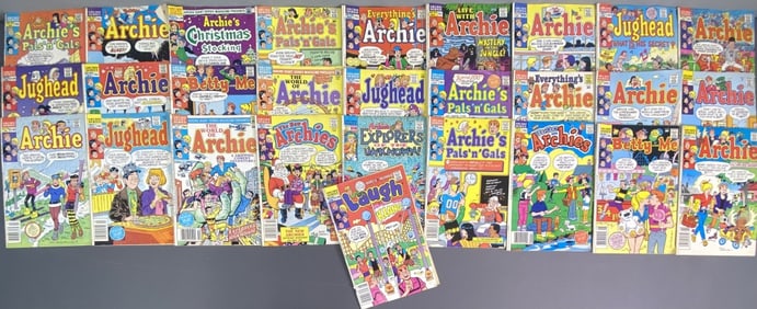 Bronze Age Archie & Jughead Comic Books Set of 28 comic books in reading condition of Archie &