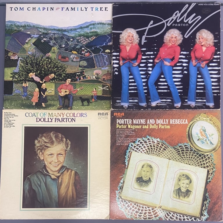 Vinyl Records Dolly Parton & Tom Chapin Family Tree by Tom Chapin, A&M Records, SP 0402, (1 of 13)