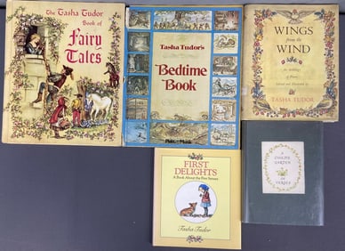 Tasha Tudor Books Fairy Tales, First Delights A Child's Garden of Verses by Robert Louis Stevenson
