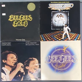Vinyl Records Bee Gees & Simon and Garfunkel The Concert in Central Park by Simon & Garfunkel.