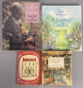 Tasha Tudor Illustrated Books Set of Four A Brighter Garden by Emily Dickinson, illustrated by Tasha