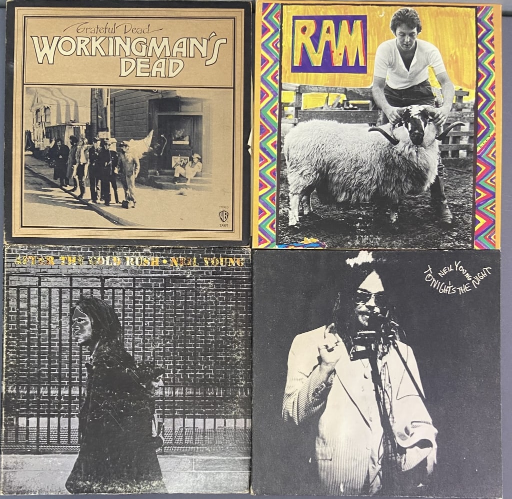 Vinyl Records Grateful Dead, McCartney, Young Workingman's Dead by The Grateful Dead, Warner (1 of 16)