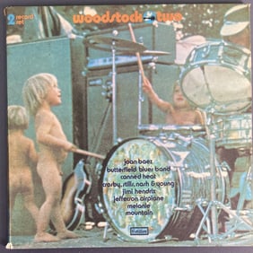 Vinyl Double Record Album Woodstock 2 Woodstock 2 featuring live performances from the original
