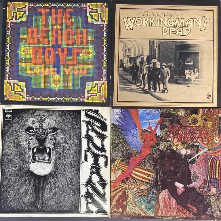 Vinyl Records Santana Beach Boys Grateful Dead Love You by The Beach Boys, Reprise Records MSK 2258, (1 of 14)