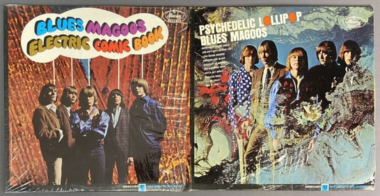 Vinyl Blue Magoos Albums Set of Two Psychedelic Lollipop, Mercury Records