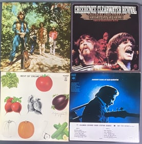 Vinyl Records CCR, Cream, & Johnny Cash Chronicle z The 20 Greatest Hits by Creedence Clearwater