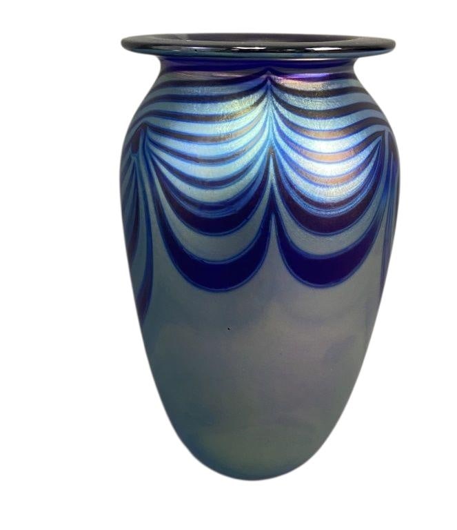 poschinger crystalwerks 花瓶 Poschinger Krystallia Hand Painted Vase | eBay