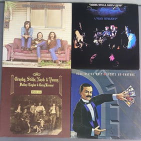 Vinyl Records CSN&Y, Blue Oyster Cult Set of 4 4 Way Street by Crosby Stills Nash & Young. Atlantic