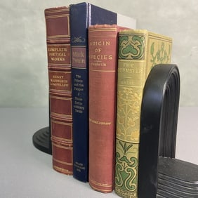 Vintage & Antique Books Twain Darwin Longfellow The Deemster by Hall Caine, published by FM Lupton