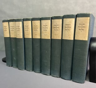 Antique Book Set Courtiers & Favorites of Royalty Royal Deluxe Edition of Courtiers and Favourites