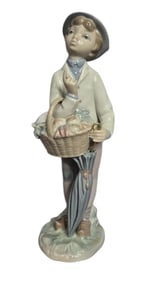 Lladro Porcelain Figurine Little Gardener No visible cracks or  damage, figurine is approximately 10