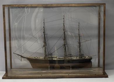 Popular Mechanics Magazine Model Ship Competition 1927 Flying Cloud New York Large Model Ship in
