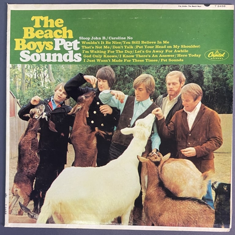 Vinyl Record Pet Sounds by the Beach Boys Pet Sounds by The Beach Boys, Capitol Records T-2458. (1 of 7)