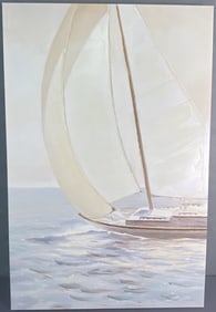 James Wiens Sailboat Giclee Giclee print with hand painted details by James Wiens, signed. Artwork