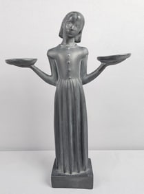 Statue of the Bird Girl of Savannah Statue measures 15" tall, based on the famous statue from the