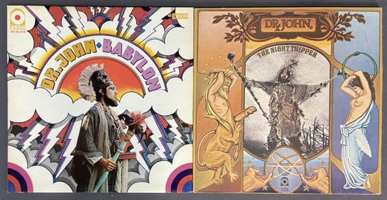 Vinyl Records Dr John Set of Two Dr John, The Night Tripper The Sun Moon & Herbs, ATCO Records SD