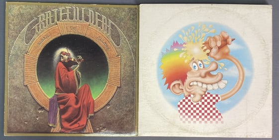 Vinyl Records Grateful Dead Set of Two Europe 72, Warner Brothers 3 WX 266. Three record album,