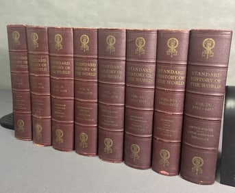 Vintage Book Set Standard History of the World The Standard History of the World by Israel Smith
