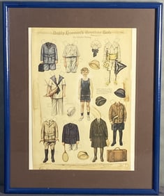 Antique Paper Doll Framed 1915 Betty Bonnet's Brother Bob by Sheila Young. Published in the November