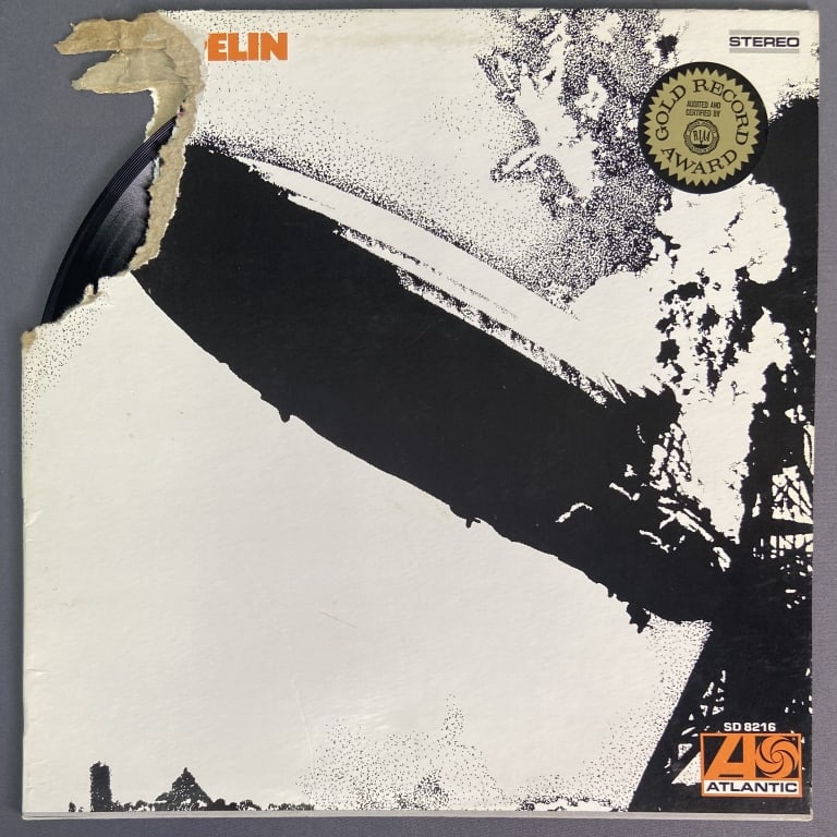 Vinyl Led Zeppelin Self Titled Album Zeppelin cover vinyl album by Led Zeppelin. Atlantic Records SD (1 of 7)