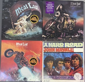Vinyl Records Meatloaf & John Mayall Set of Four Dead Ringer by Meatloaf, Epic Records PE 36007,