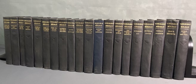 Antique Book Set Works of Louise Muhlbach 1897 Set of twenty books, The Works of Louise Muhlbach,