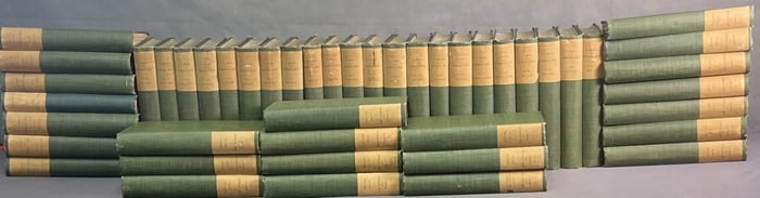 Antique Book Set Library of the Worlds Best 1896 46 volume set, Library of the World's Finest,