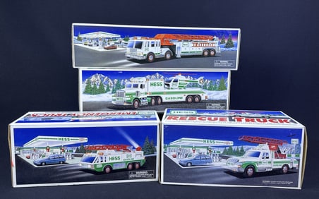 Hess Toy Vehicles Lot 1994-2000 Boxed 1994 Rescue Truck
